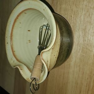 Small mixing bowl with Small whisk